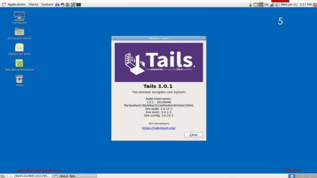 TAILS dark web browsers
